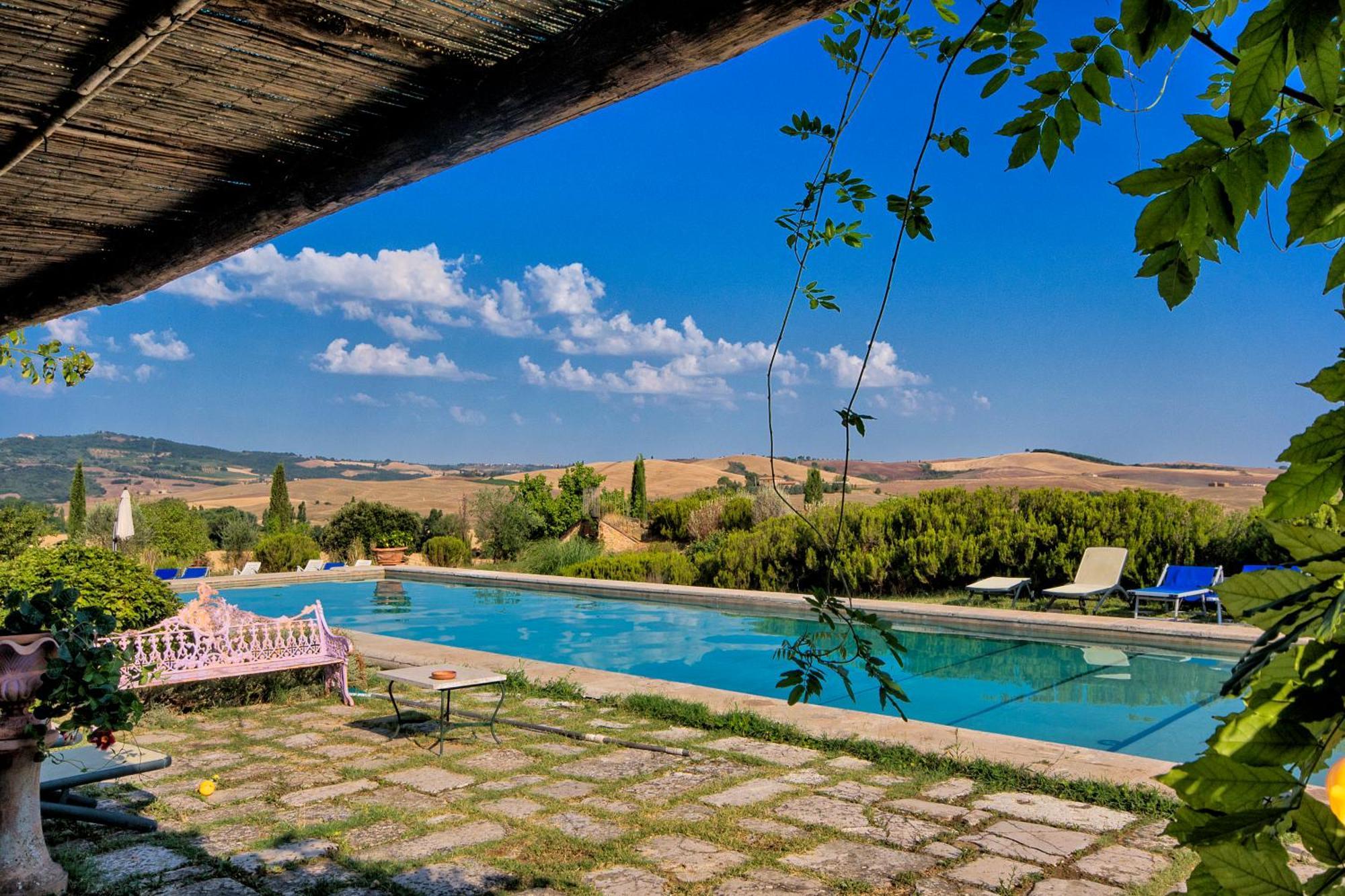 Agriturismo Le Sorbelle D'Orcia Con Piscina بيينْسا المظهر الخارجي الصورة
