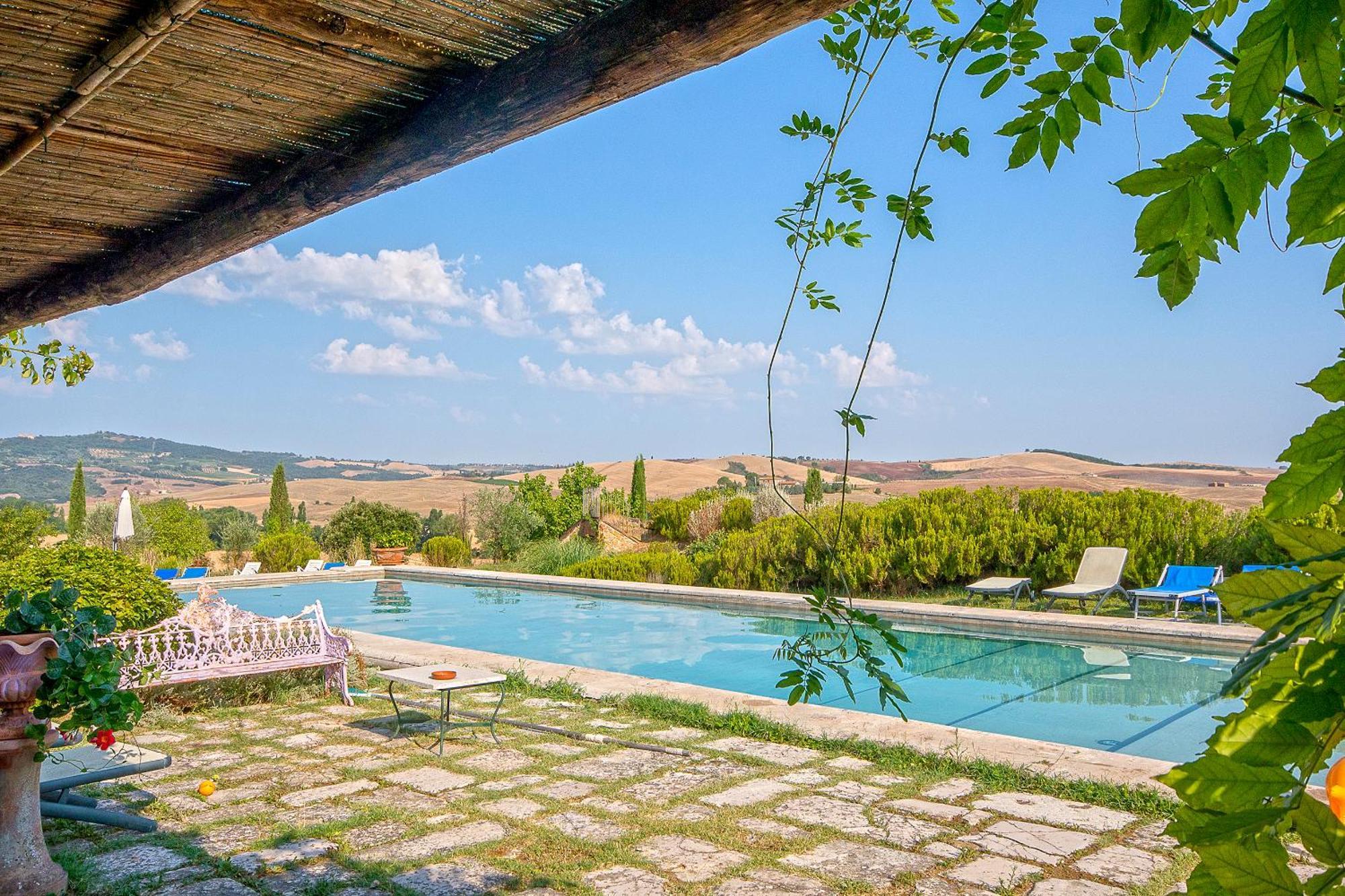 Agriturismo Le Sorbelle D'Orcia Con Piscina بيينْسا المظهر الخارجي الصورة