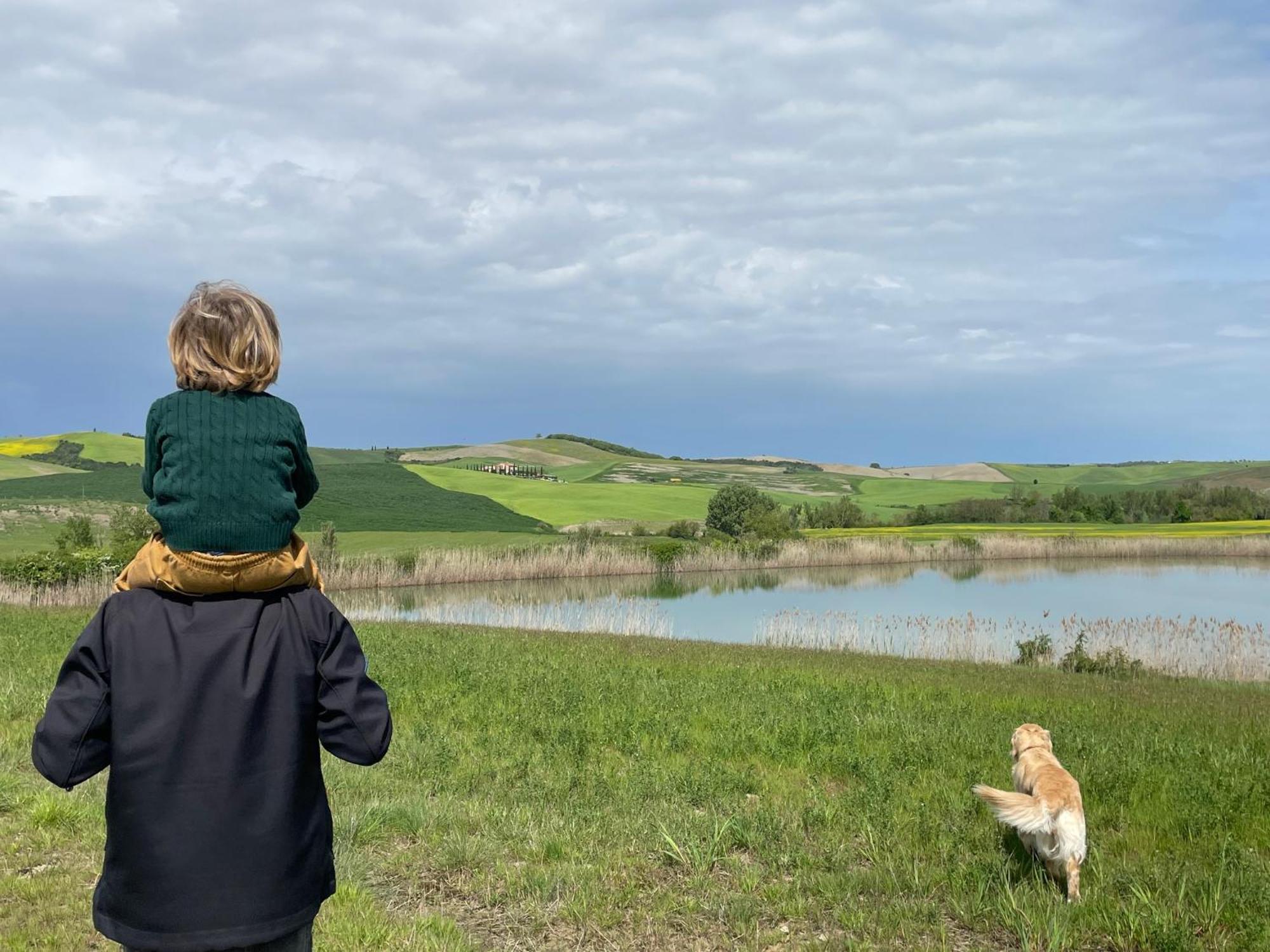 Agriturismo Le Sorbelle D'Orcia Con Piscina بيينْسا المظهر الخارجي الصورة