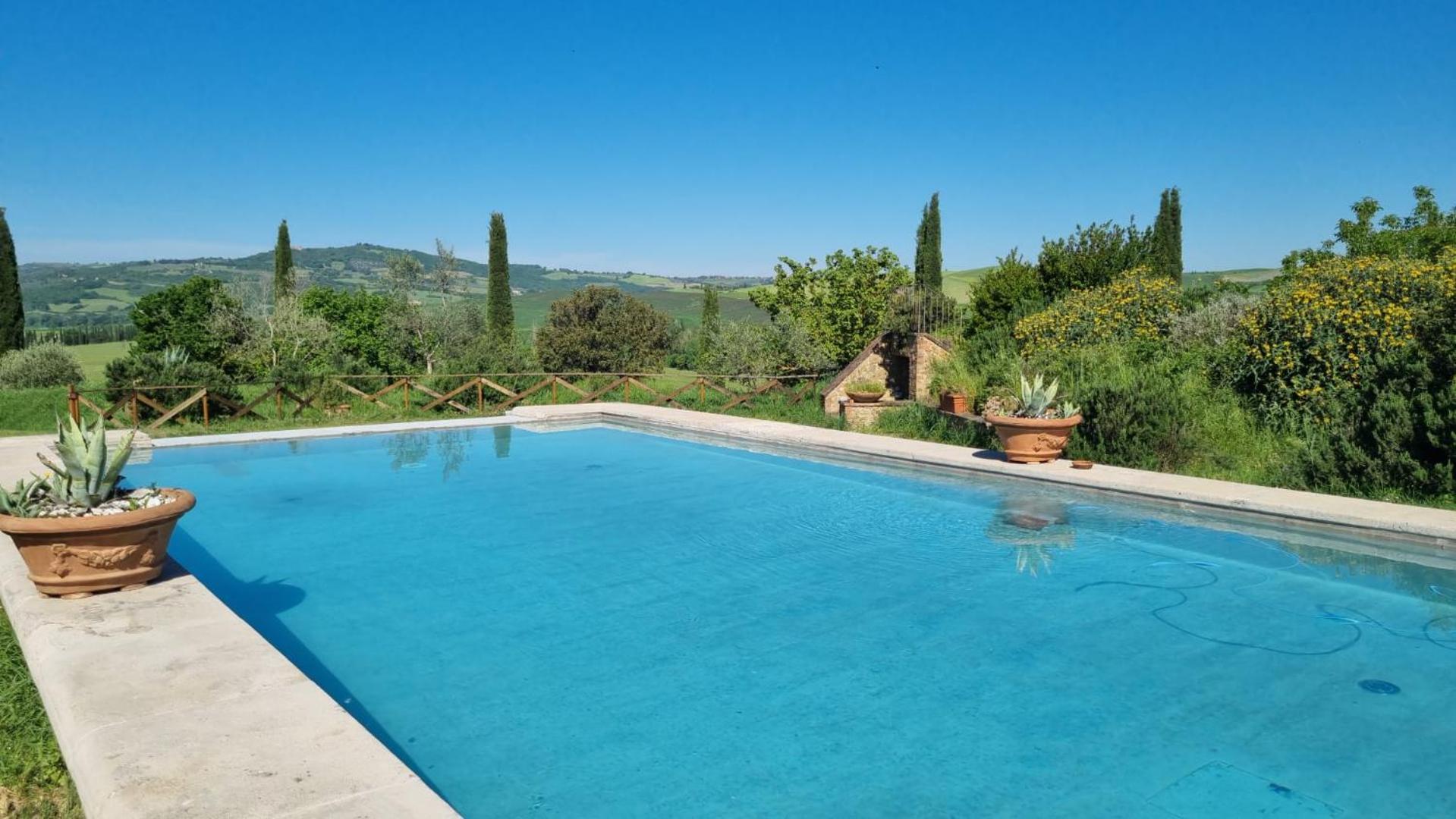 Agriturismo Le Sorbelle D'Orcia Con Piscina بيينْسا المظهر الخارجي الصورة